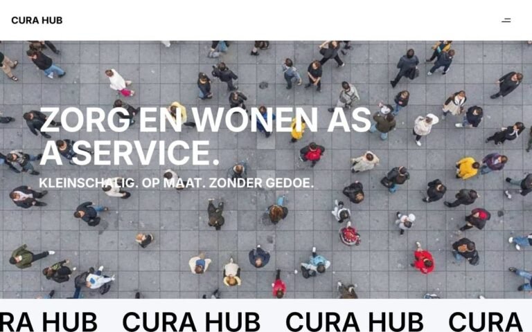 Cura Hub web sitesi