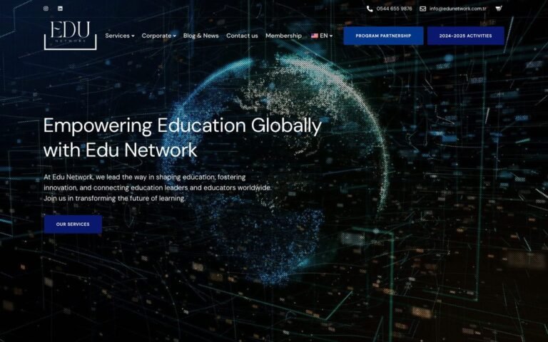 EDU Network web sitesi