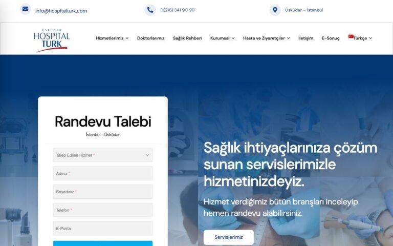Hospital Türk web sitesi