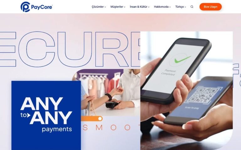 Paycore web sitesi