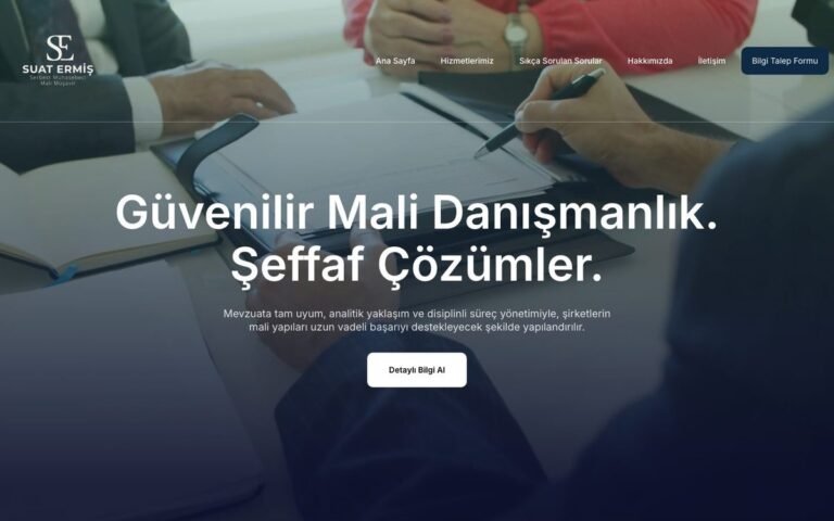 Suat Ermiş – Serbest Muhasebeci Mali Müşavir web sitesi