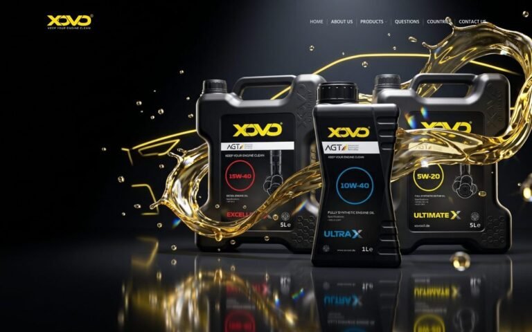 XOVO Oil web sitesi